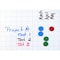 Mastervision MasterVision Magnetic Circle Color Coding Dot Magnets for Dry Erase White Boards, 0.75", PK20 FM1602 - alternate 2